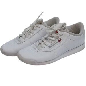 Reebok Princess Women's Classic White Leather Shoes US Women 7